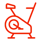 Fitnessstudio und Spielplatz